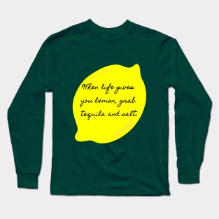 Lemon, Salt & Tequila Long Sleeve T-Shirt